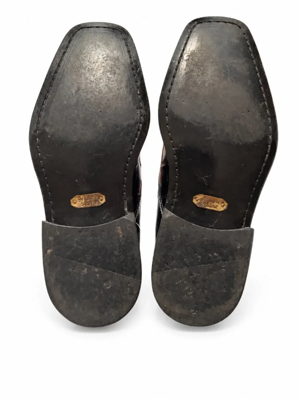 Stacy Adams Men’s Genuine Snakeskin & Leather Dress Shoes